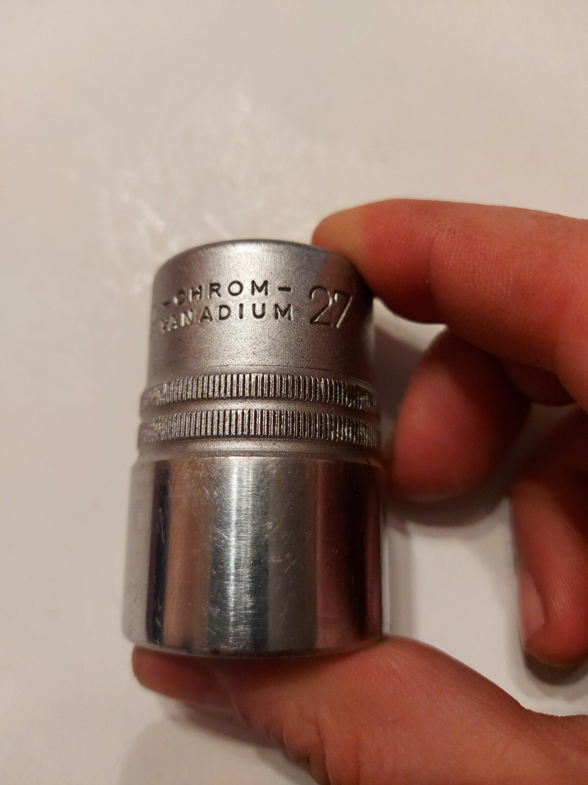 HAZET 1000 SOCKET 27 MM,MADE IN W.GERMANY CHROM-VANADIUM