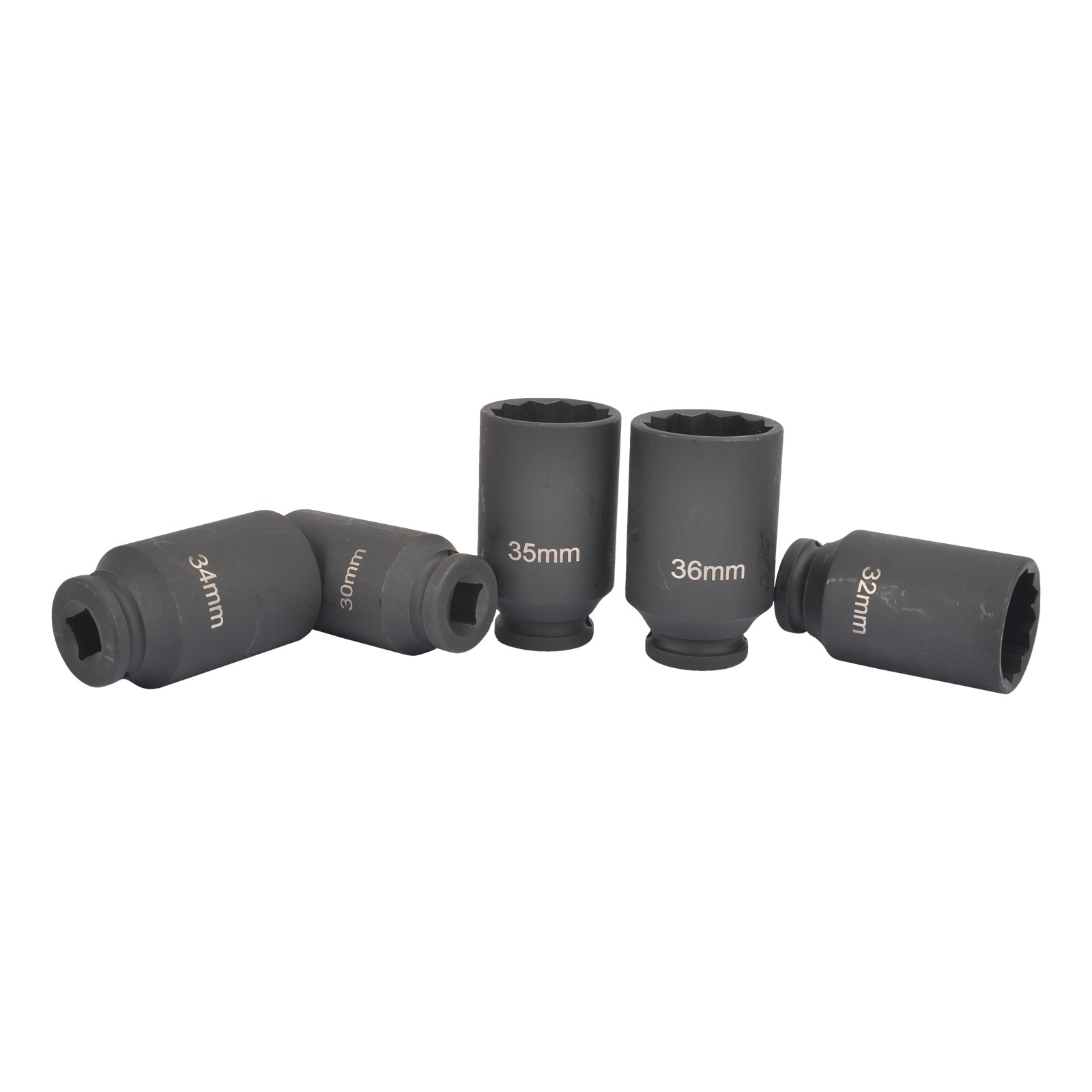 1/2″ Drive 12 Point CR-MO Deep Axle Nut Impact Socket -30mm,32mm,34mm,35mm,36mm