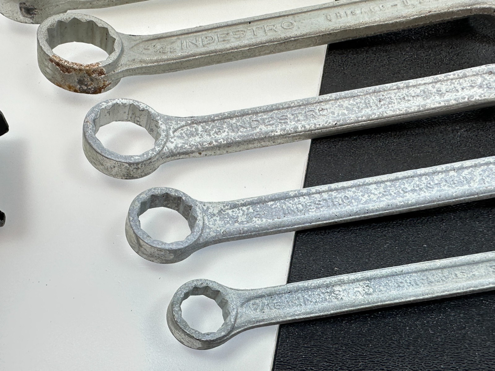 🇺🇸 Indestro Tools USA Select Steel 5pc Double Box End SAE 3/8-7/8” Wrench Set