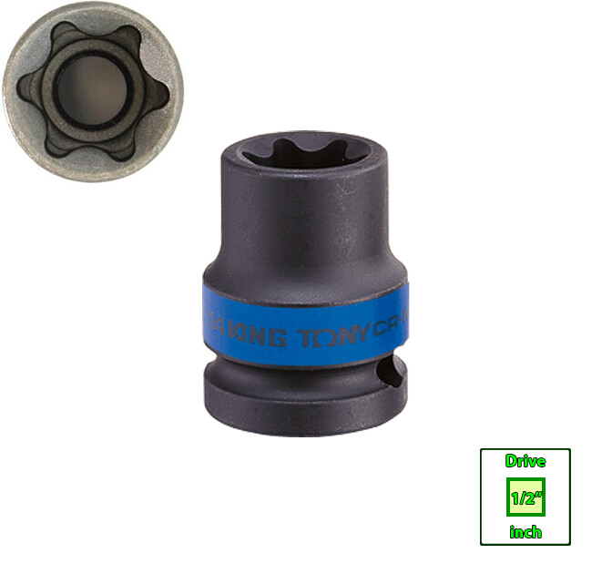 1/2″ drive Impact Star Torx E Socket KING TONY