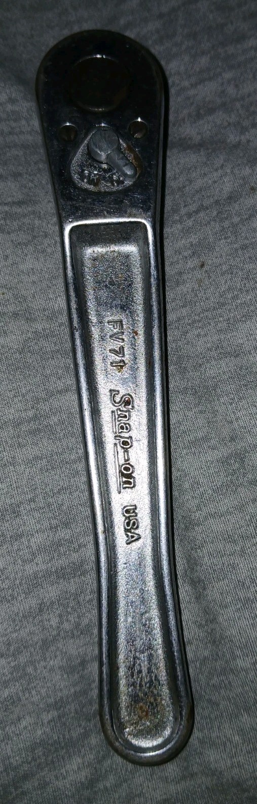 Vintage Snap-On FV71 3/8″ Drive Ratchet 6″ Long Made In USA
