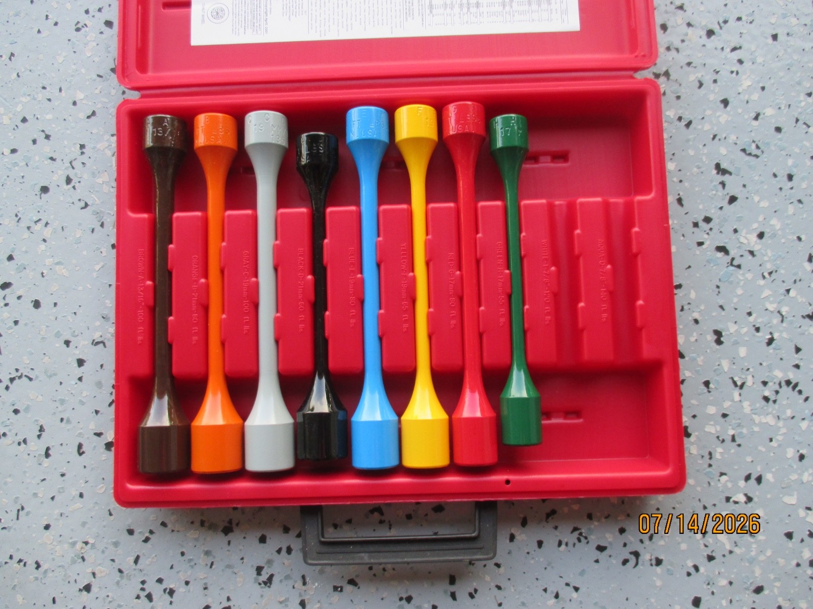 Snap-On – Blue Point TSS8 8 piece torgue socket set