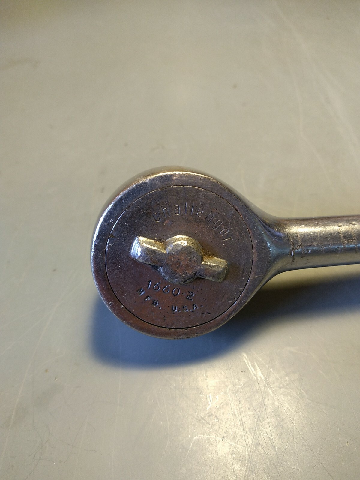 Vintage Challenger USA No. 1660-2 Ratchet 1/2″ Drive 10″ Long