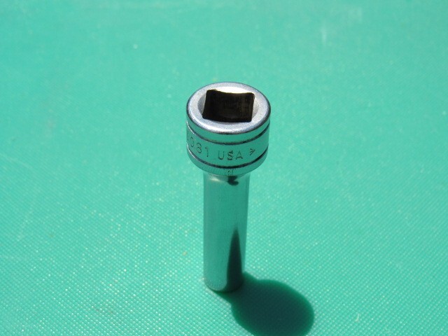 SNAP ON 3/8″ SFS121 3/8″ DRIVE DEEP SAE 6 POINT CHROME SOCKET SFS 121 UNDERLINE