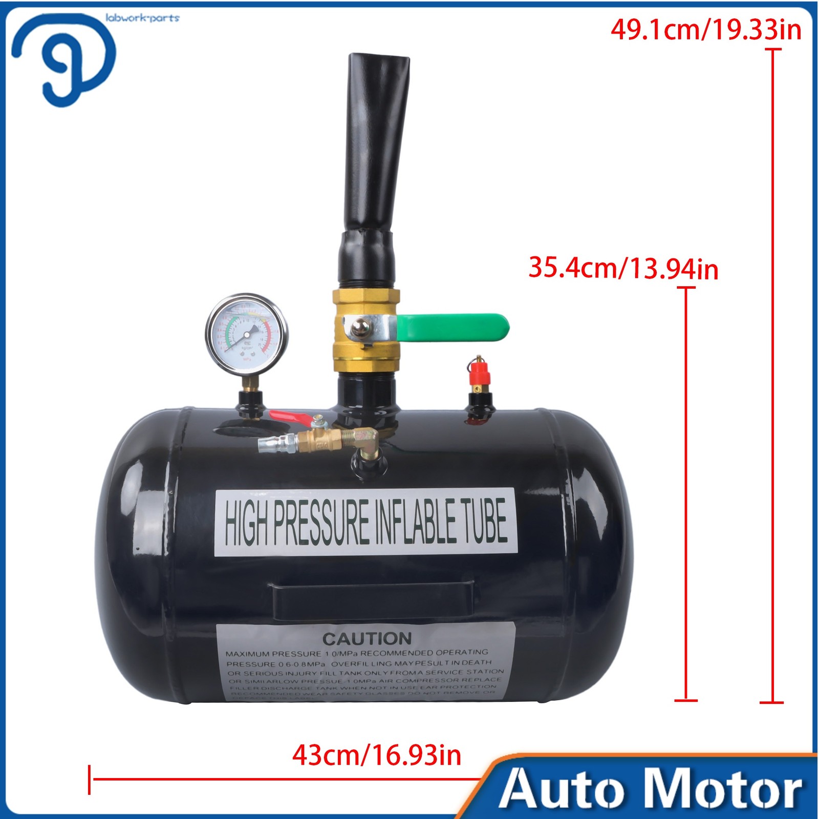 145PSI 5 Gallon Air Tire Bead Seater Blaster Tool Seating Inflator Truck ATV