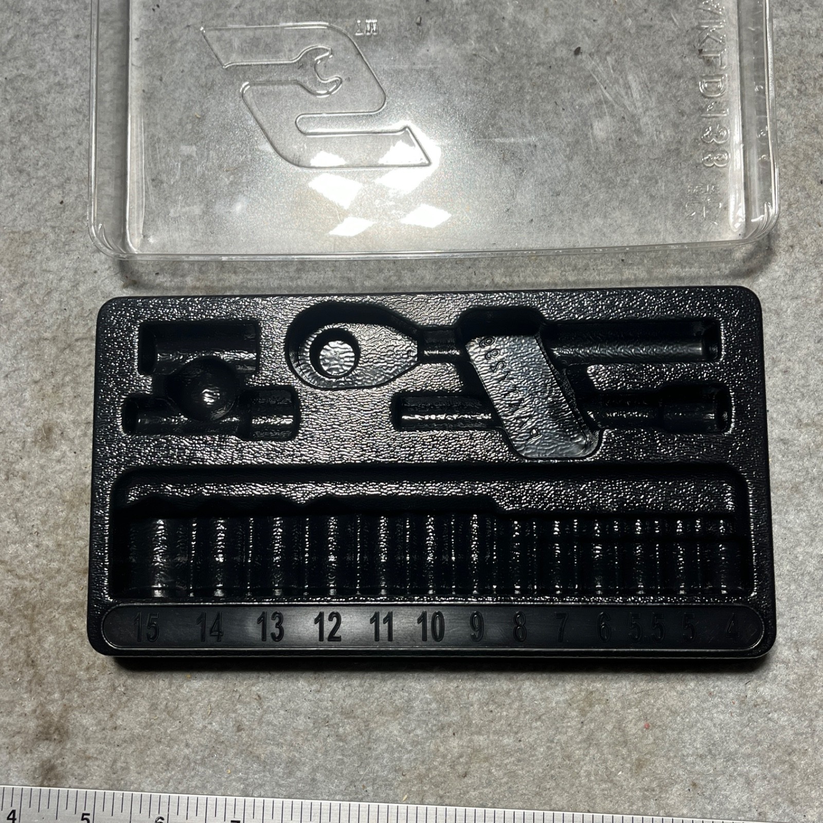 Snap-on PAKLD138 Empty Case for 1/4″ Drive Metric Socket Set (4mm-15mm)