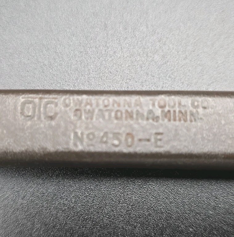 Vintage OTC Owatonna 450-E 1-1/2″ 12 Point Box End Wrench USA Heavy Tool 12.5 in