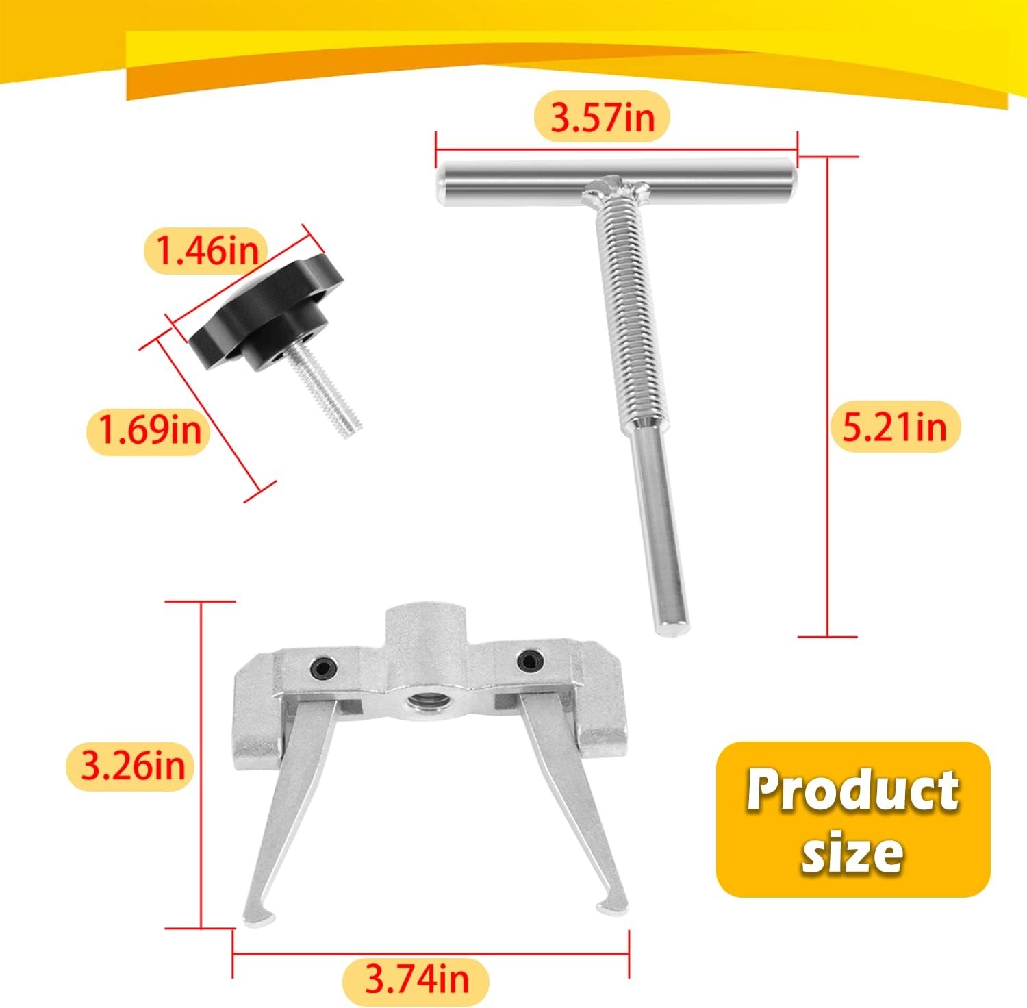 Impeller Puller Removal for Impellers 2-1/4″ to 2-9/16″ Jabsco Pump 660040-1