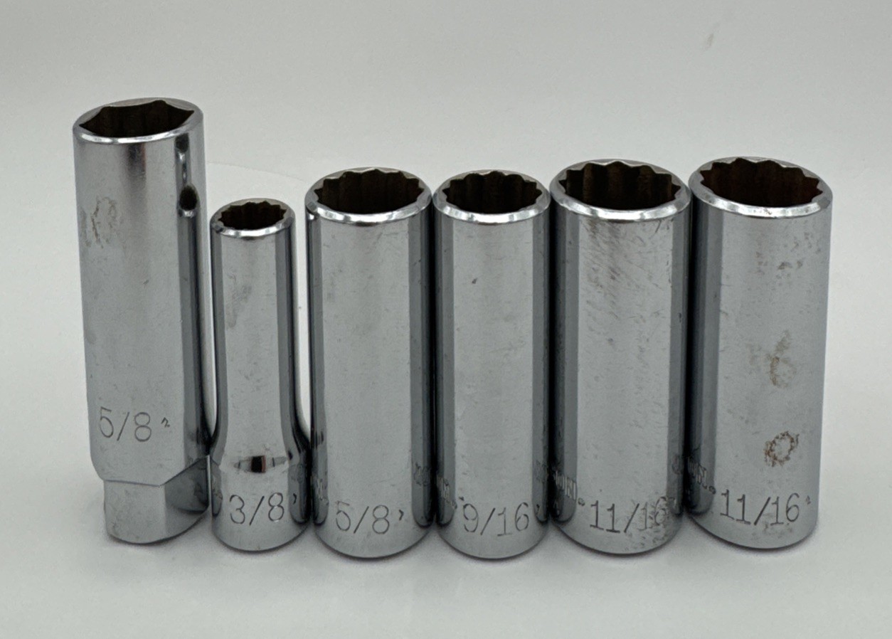 Harley Davidson 6 Piece Drive Deep Socket Set. Extremely Clean. See Description