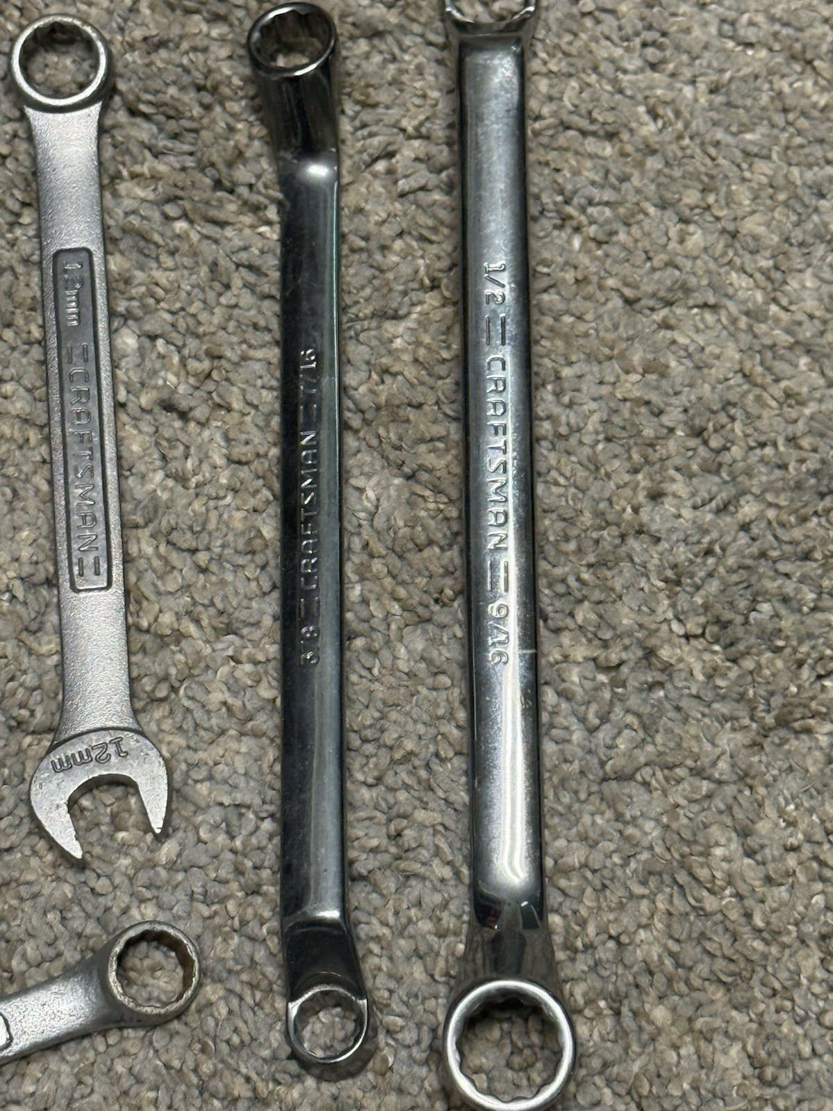 Craftsman Wrench Lot Of 7pc Various Sizes- Used Conditions!