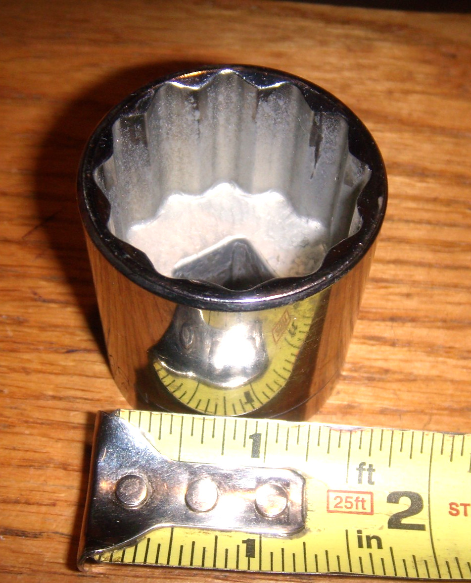 CRAFTSMAN 1-1/4″ SHORT SOCKET # 47517 REVERSED G POINT 1/2″ DR NEW FREE SHIPPING