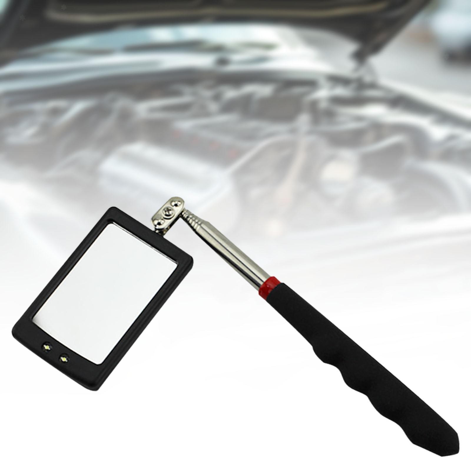 Car Inspection Mirror Extendable LED Lighted for Industrial Mechanics