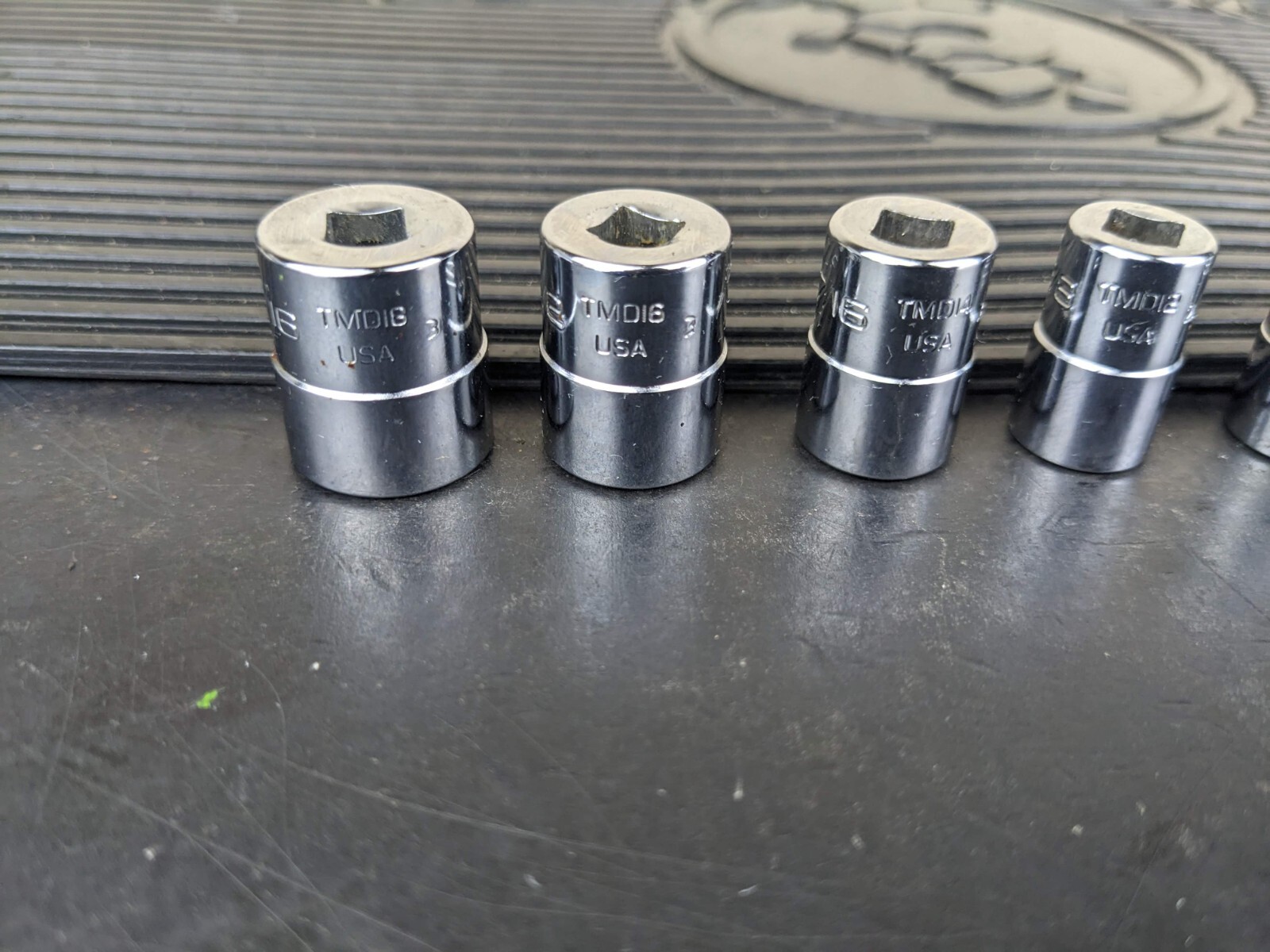 #bg107 Snap-on Tools 110TMDY USA 10pc 1/4″ Drive SAE Shallow 12pt Socket Set