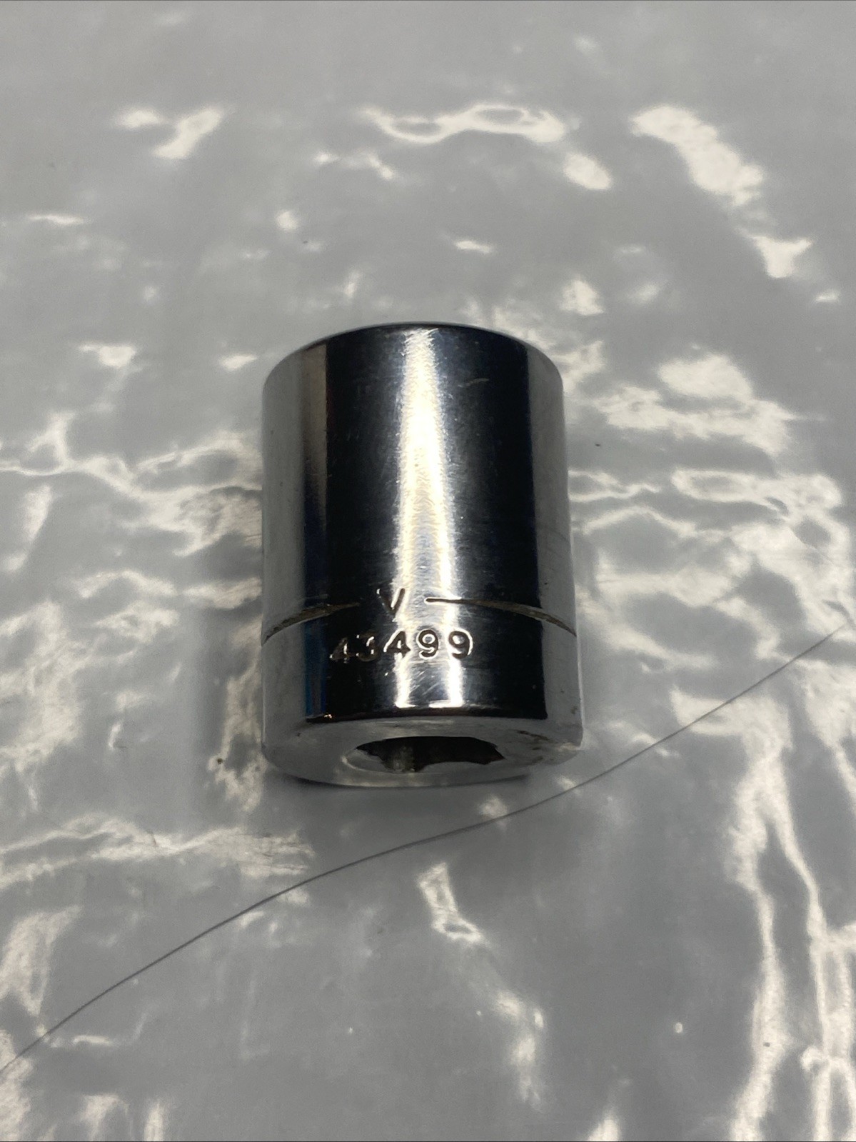 Vintage Craftsman 1/4″ Drive 1/2″ 6 Point Shallow Socket SAE V 43499 USA
