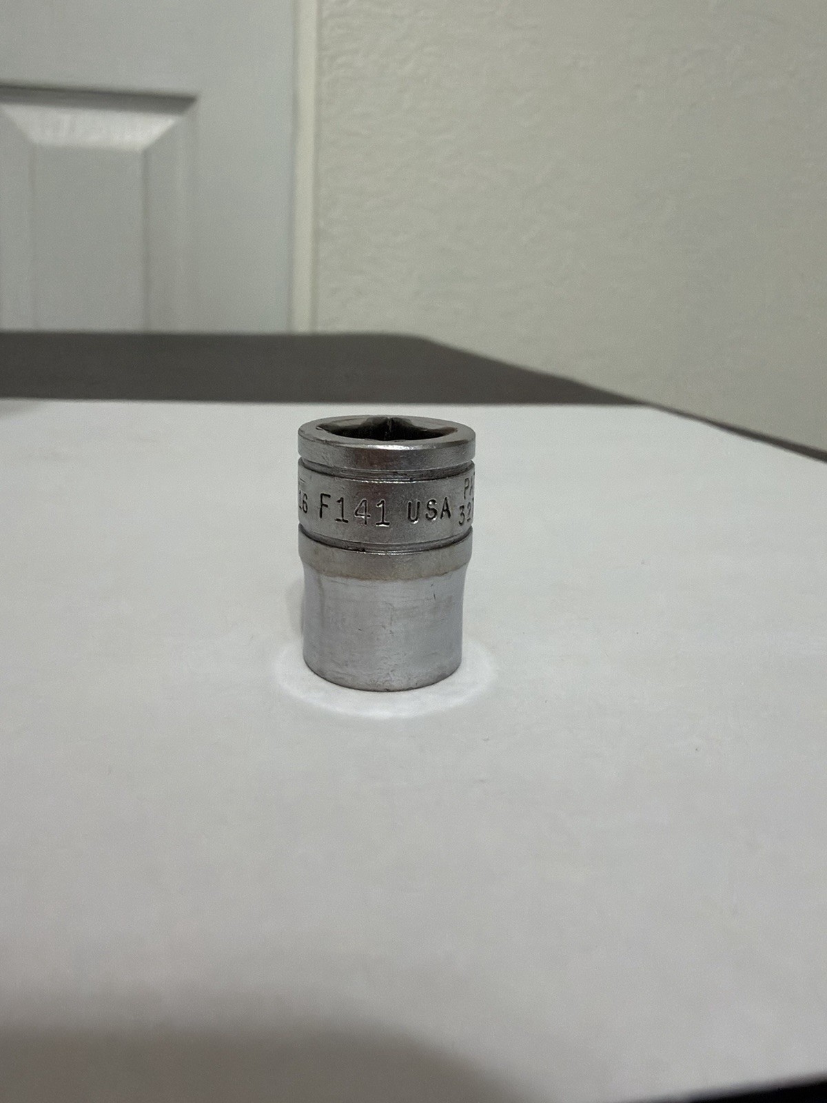 Snap On 7/16″ Shallow Socket 3/8″ Drive 12 Point F141 USA