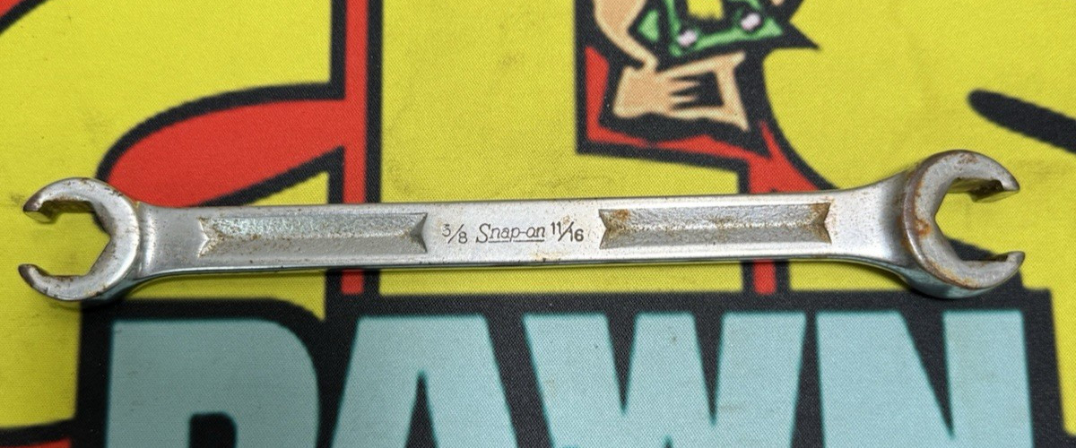 Snap On Tools RXH2022S 5/8″ x 11/16″ Flare Nut Wrench 6 Point USA Chrome