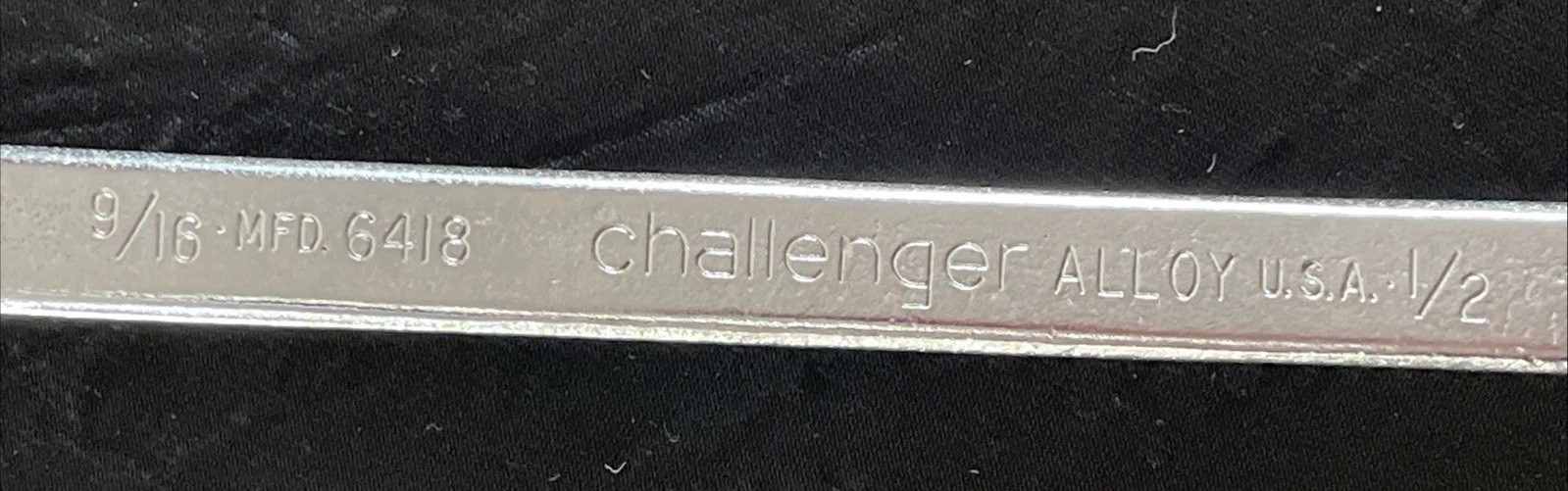 Challenger 1/2″ X 9/16″ 12 Point Offset Box End Wrench #6418 USA | FREE S&H