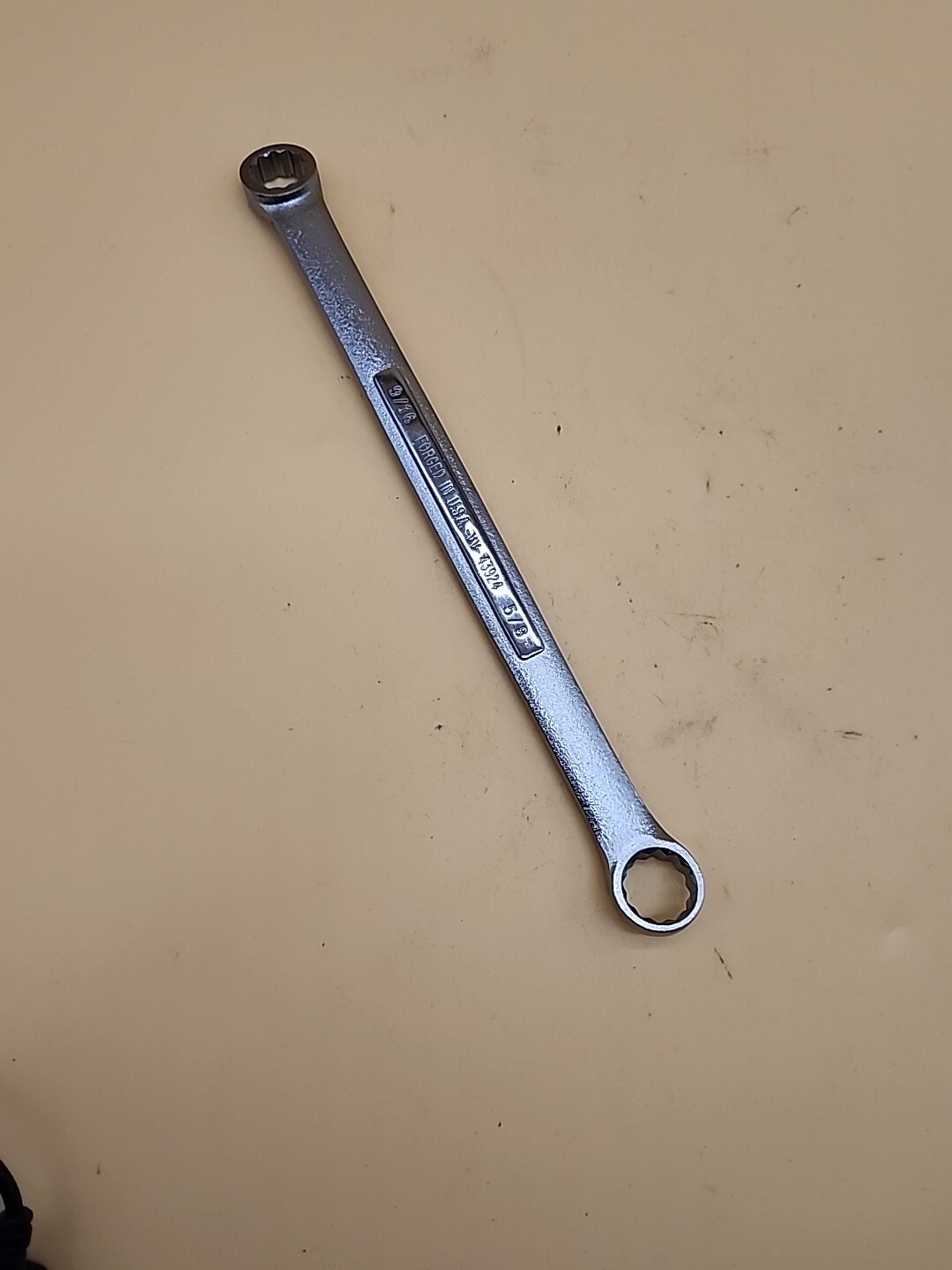 Craftsman VINTAGE NEW VV-43924 9/16in. x 5/8in. Double Box End Wrench USA