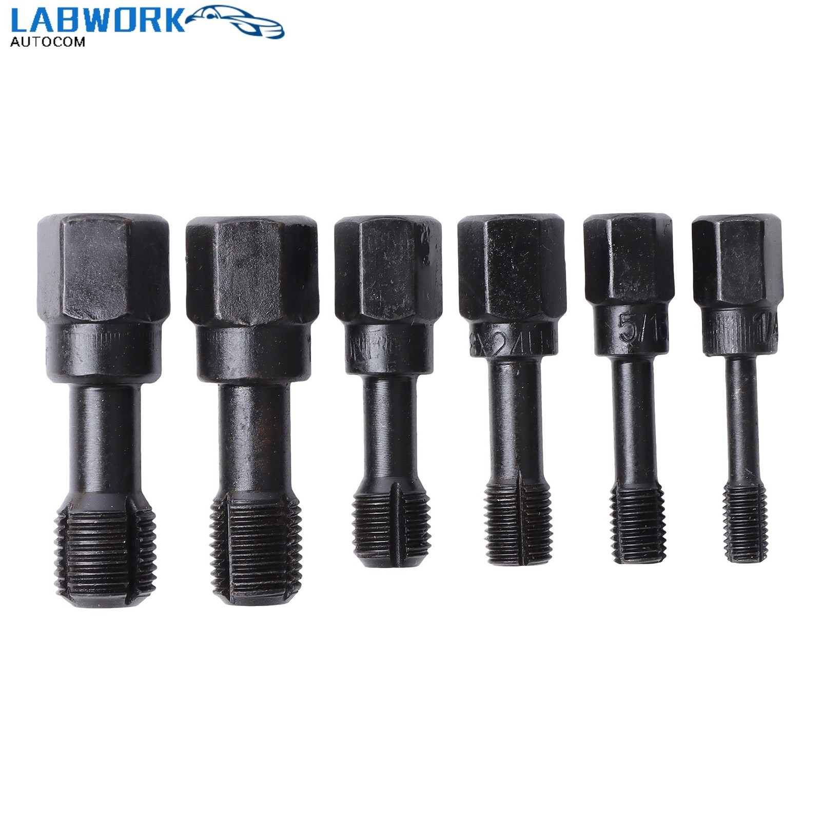 49 Piece SAE Metric Tap Set with Bolt Threading Tools Thread Chaser Kit