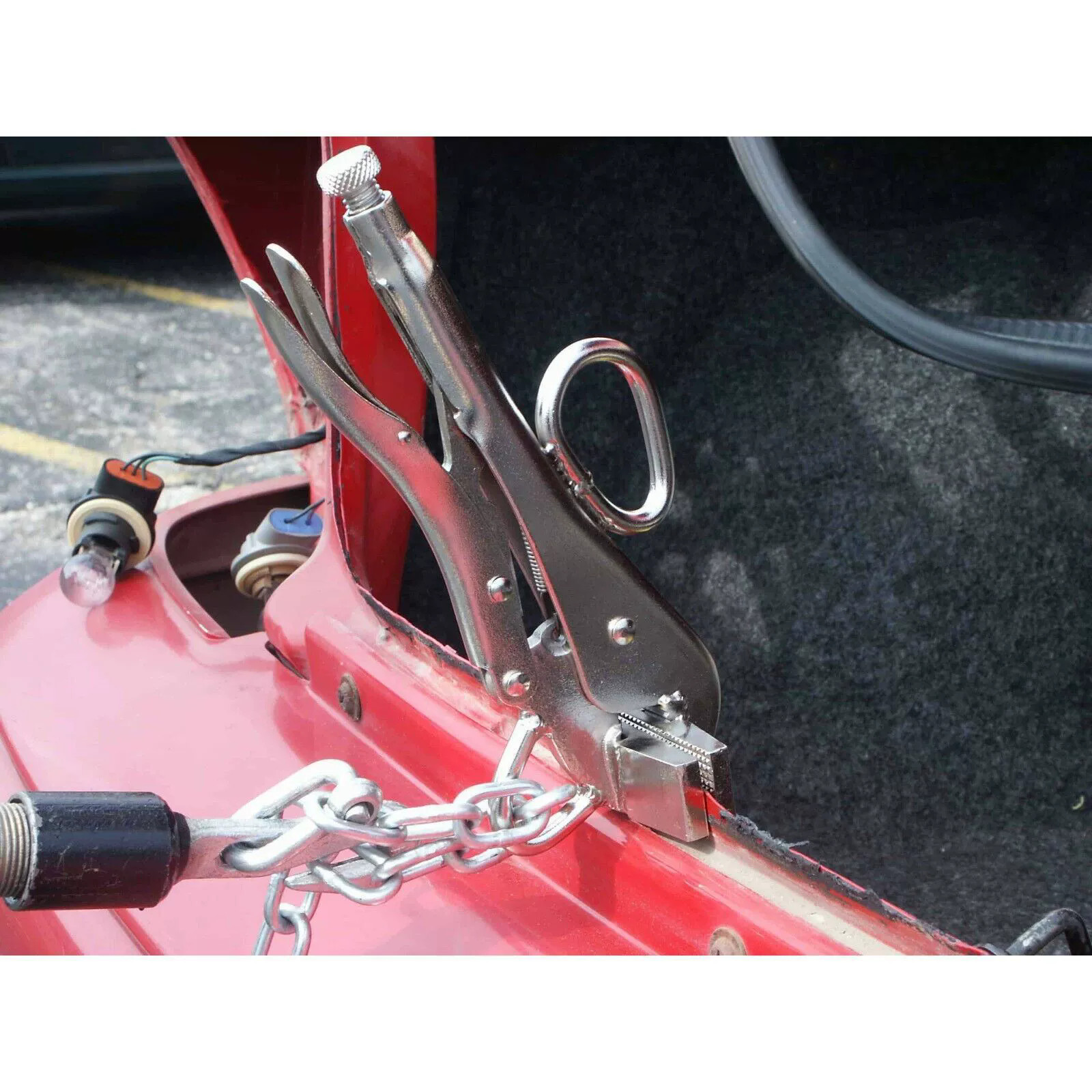 Locking Sheet Metal Clamp Flat Extra Wide Duck Bill Vice Auto Body Shaping Plier