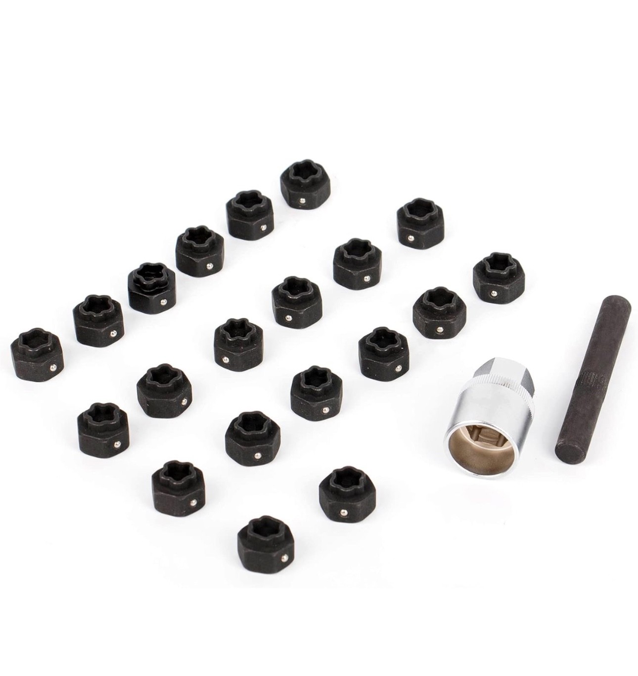 22 Piece Wheel Locking Key Removal Tool Kit Designed for Volkswagon & Audi