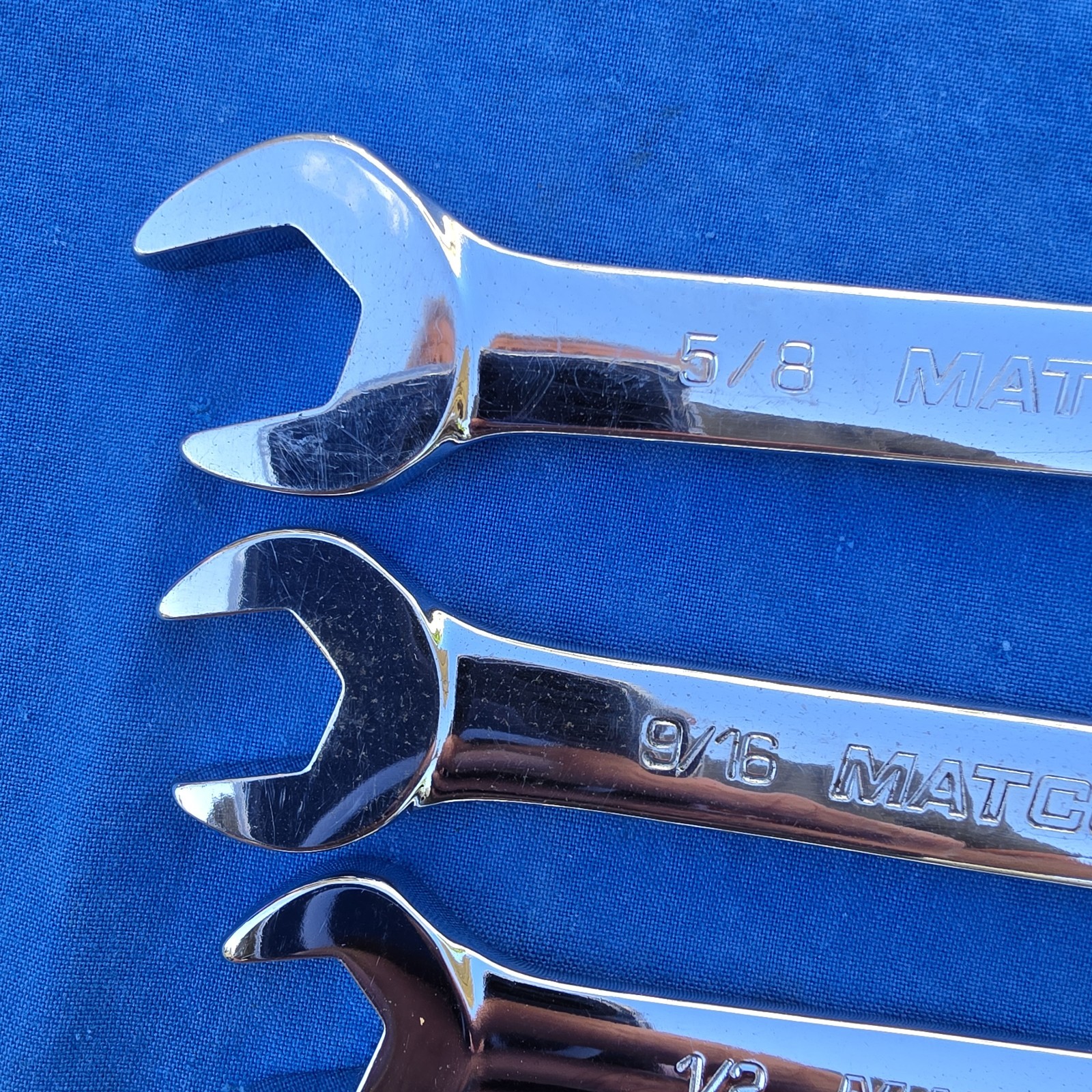 Matco 5pc 3/8” – 5/8” SAE Line Flare Nut Combo Wrench Set