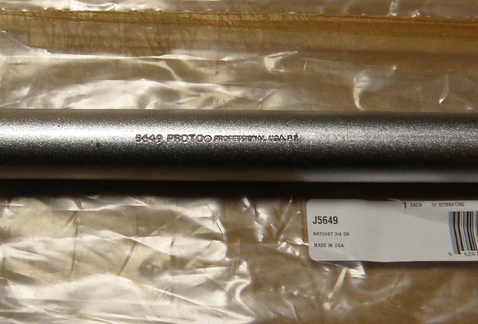 NEW Proto 3/4″ Drive, Pearl Head Ratchet J5649 Made In USA.