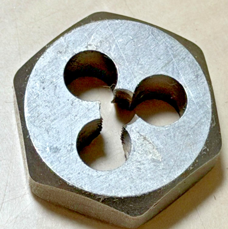 9727 M6 X 1.0 Metric 1″ Hex Die Irwin Hanson 6MM Carbon Steel 6627 USA