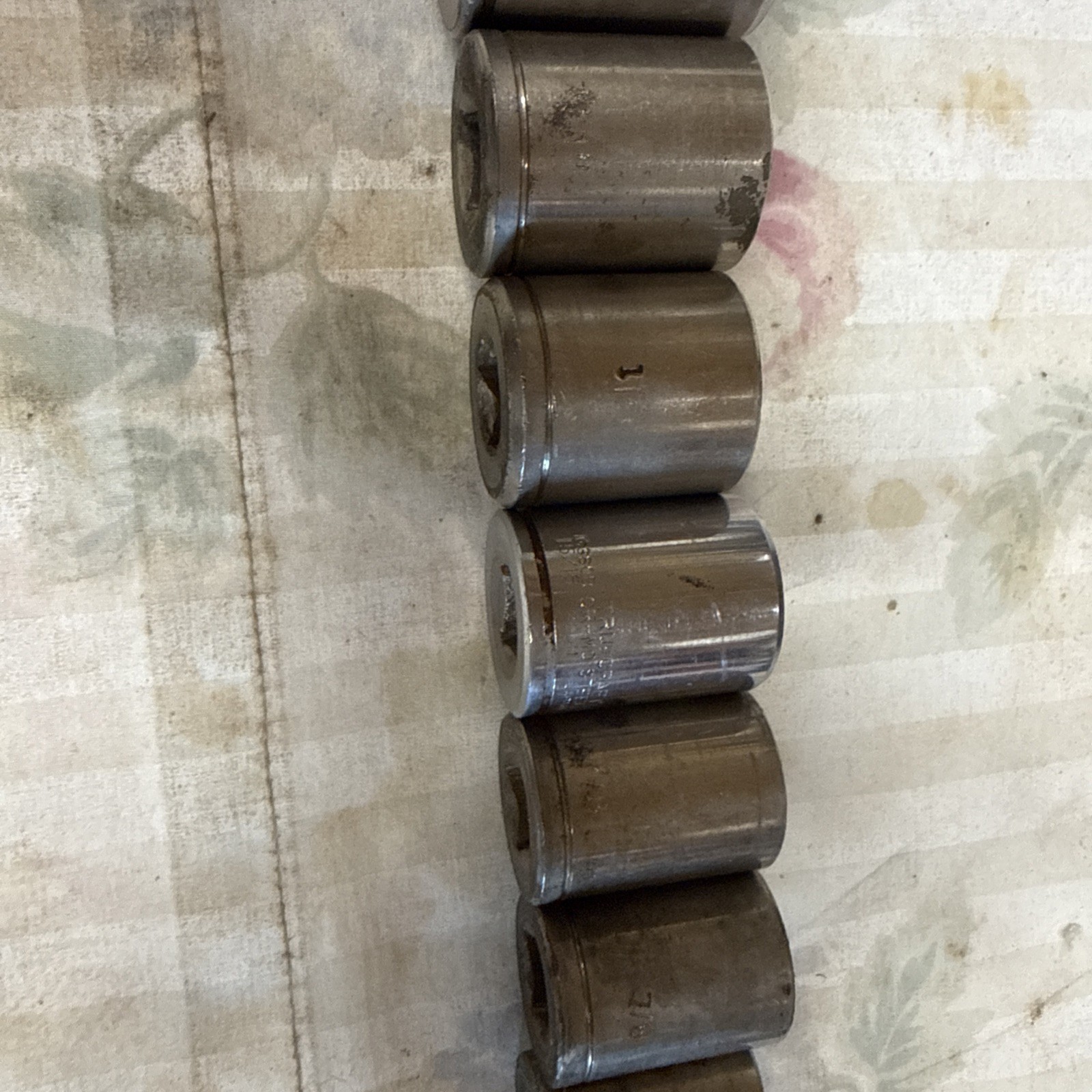 Vintage Japan 1/2” Drive Sockets, Centech, True Craft, KAL, 12 Point 11 Pieces￼