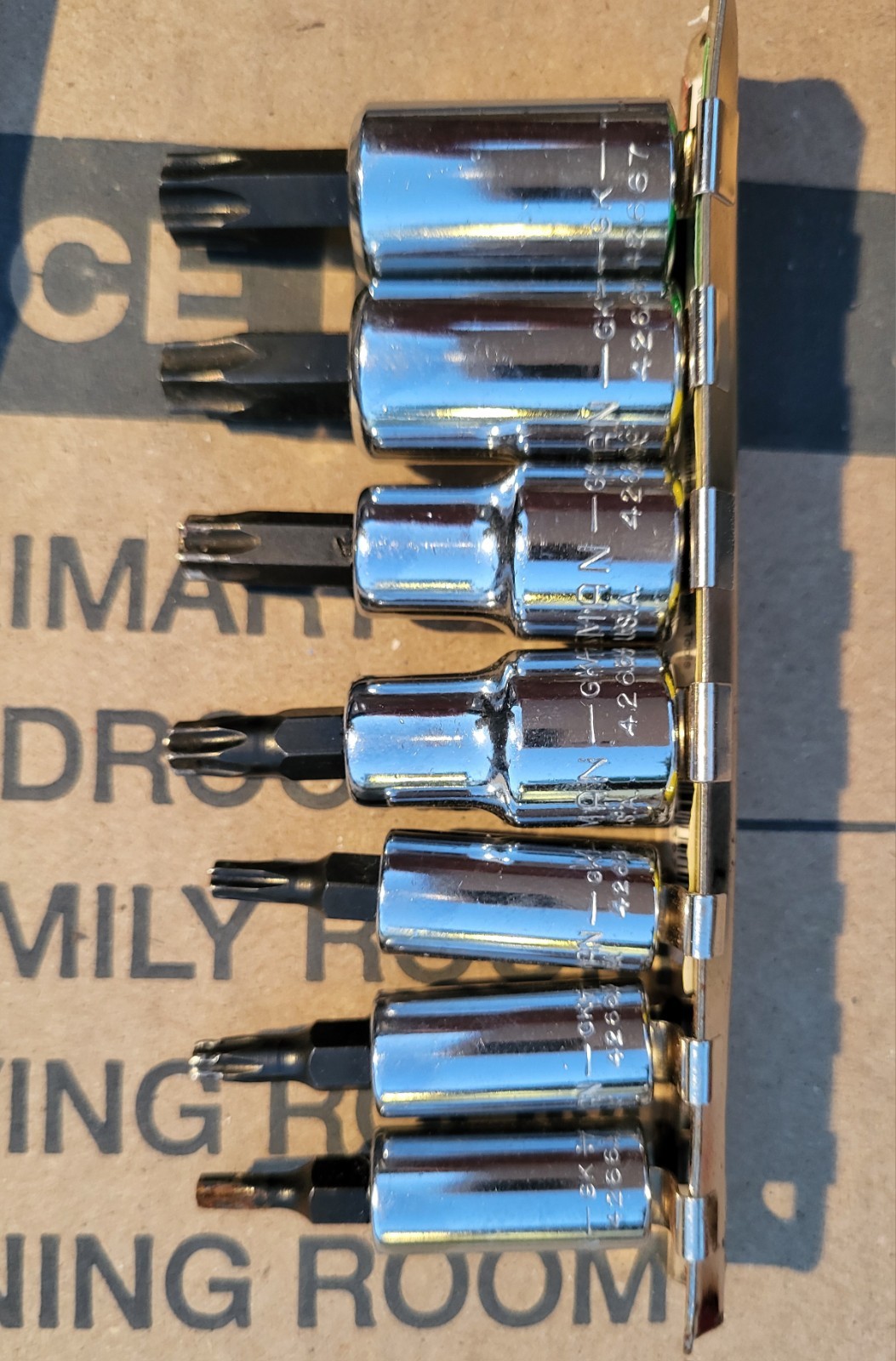 Craftsman 1/4, 3/8 Drive Hex, Torx Socket Set & Ratchet USA 20 Piece.