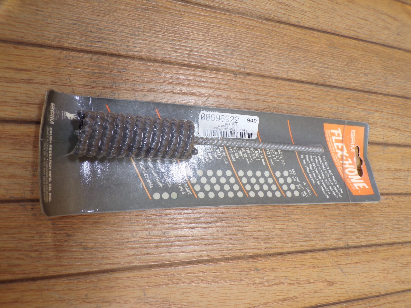 BRUSH RESEARCH BC10012 FLEX-HONE 1″ (25.4mm) CYLINDER HONE W/ 120 GRIT NOS
