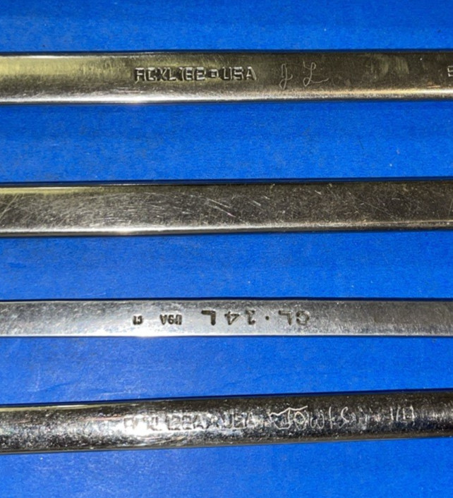 MATCO TOOLS 7 PIECE SAE COMBINATION EXTRA LONG 12 POINT WRENCH SET 3/8 TO 3/4