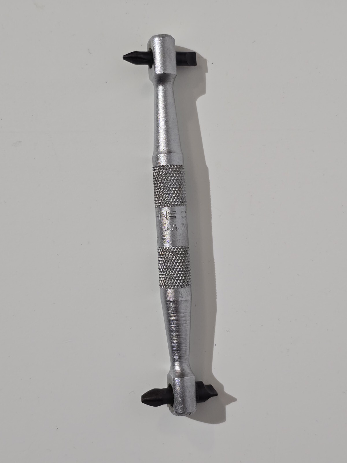 Vintage Craftsman USA Made 9 4112 TRIANGLE LOGO WF Offset 4-Way Screwdriver