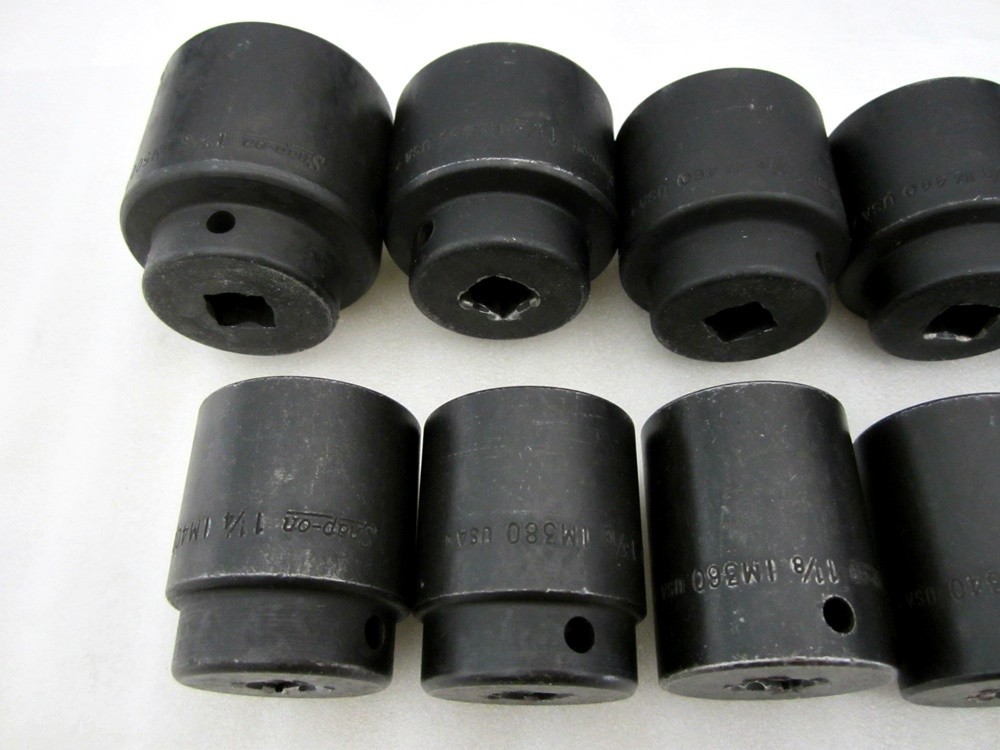 Snap-on 1/2″ Drive 10pc SAE 6pt Impact Socket Set 1″ to 1-9/16″ 309IMADDON USA