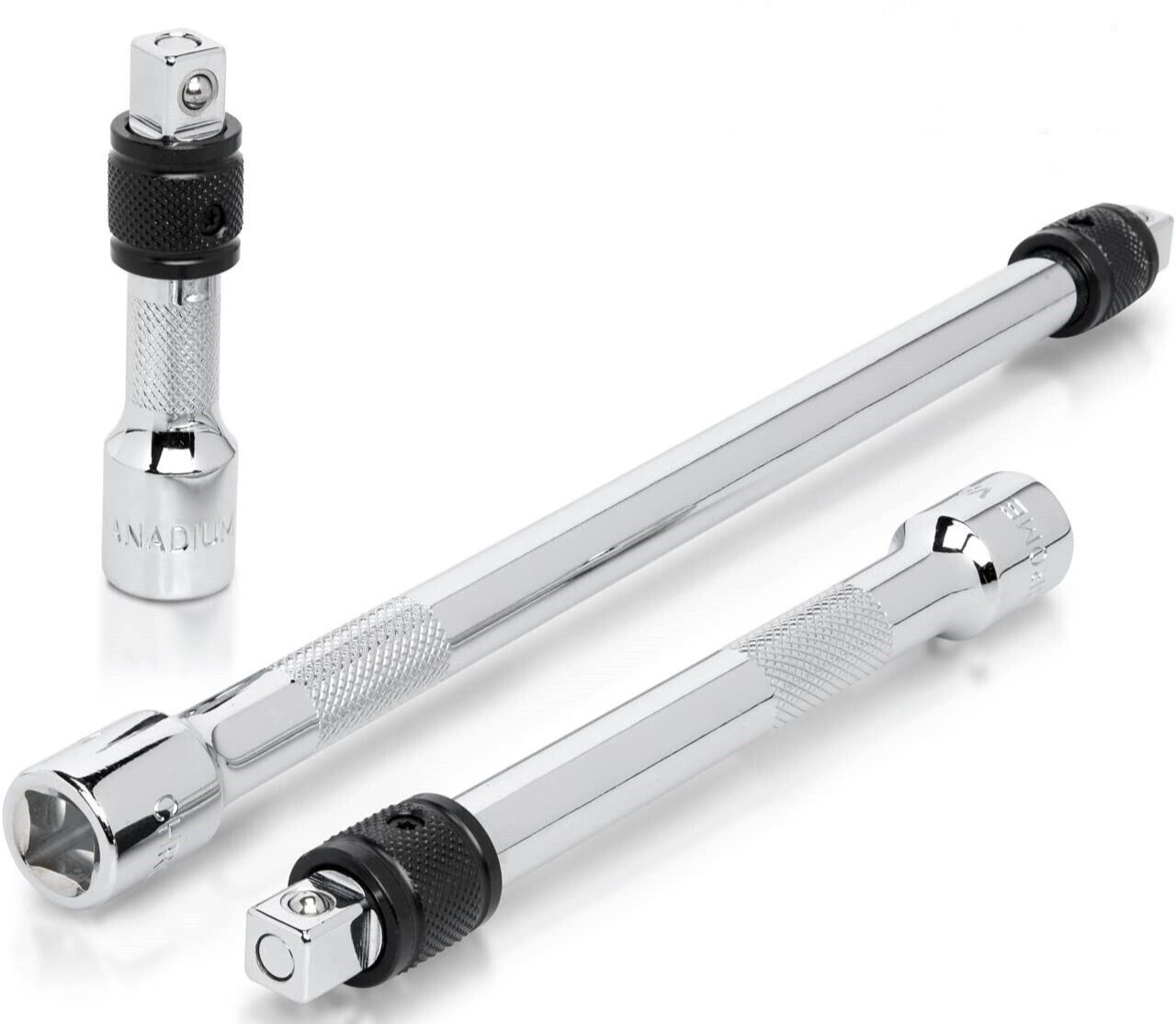 3PC Ratchet LOCK-ON QUICK RELEASE EXTENSION BARS 3/8″» DRIVE 3″ 6″ 10″