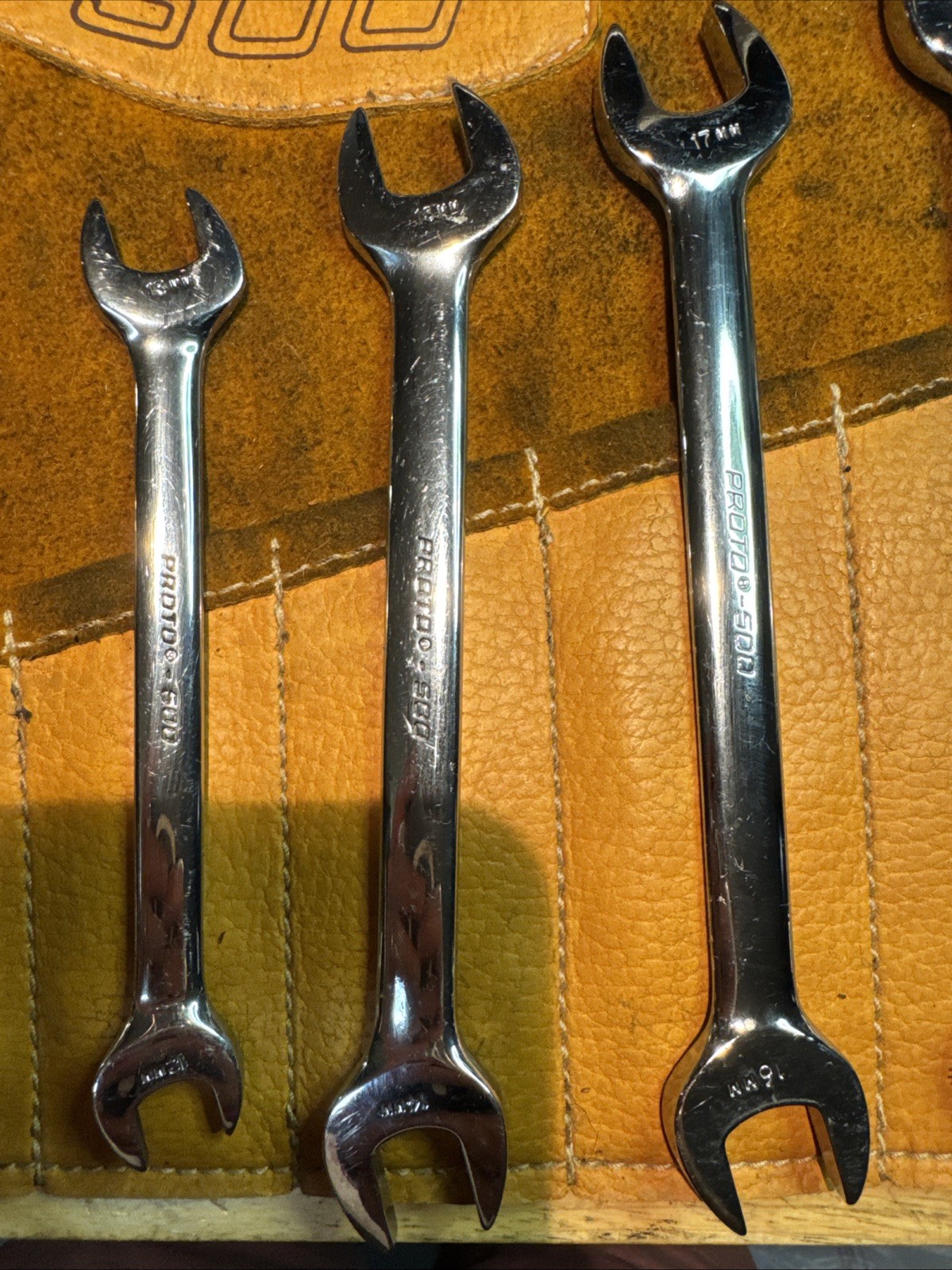 Proto Professional 500 7 Pcs Wrench Set Metric Open End 6mm – 19mm