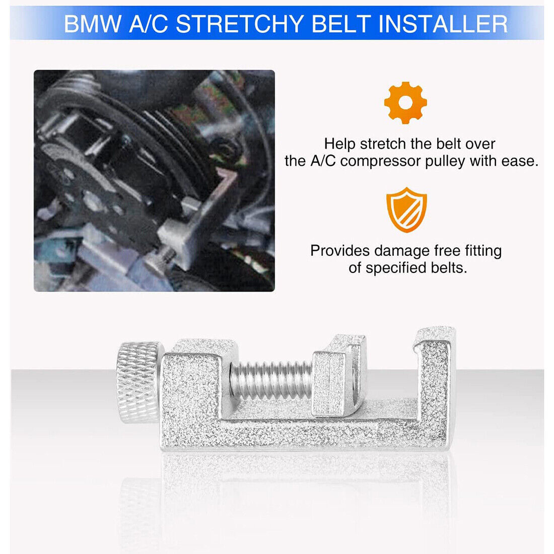 For CTA Tools 3458 BMW A/C Stretch Belt Installation Tool 641040 8380049451 3458