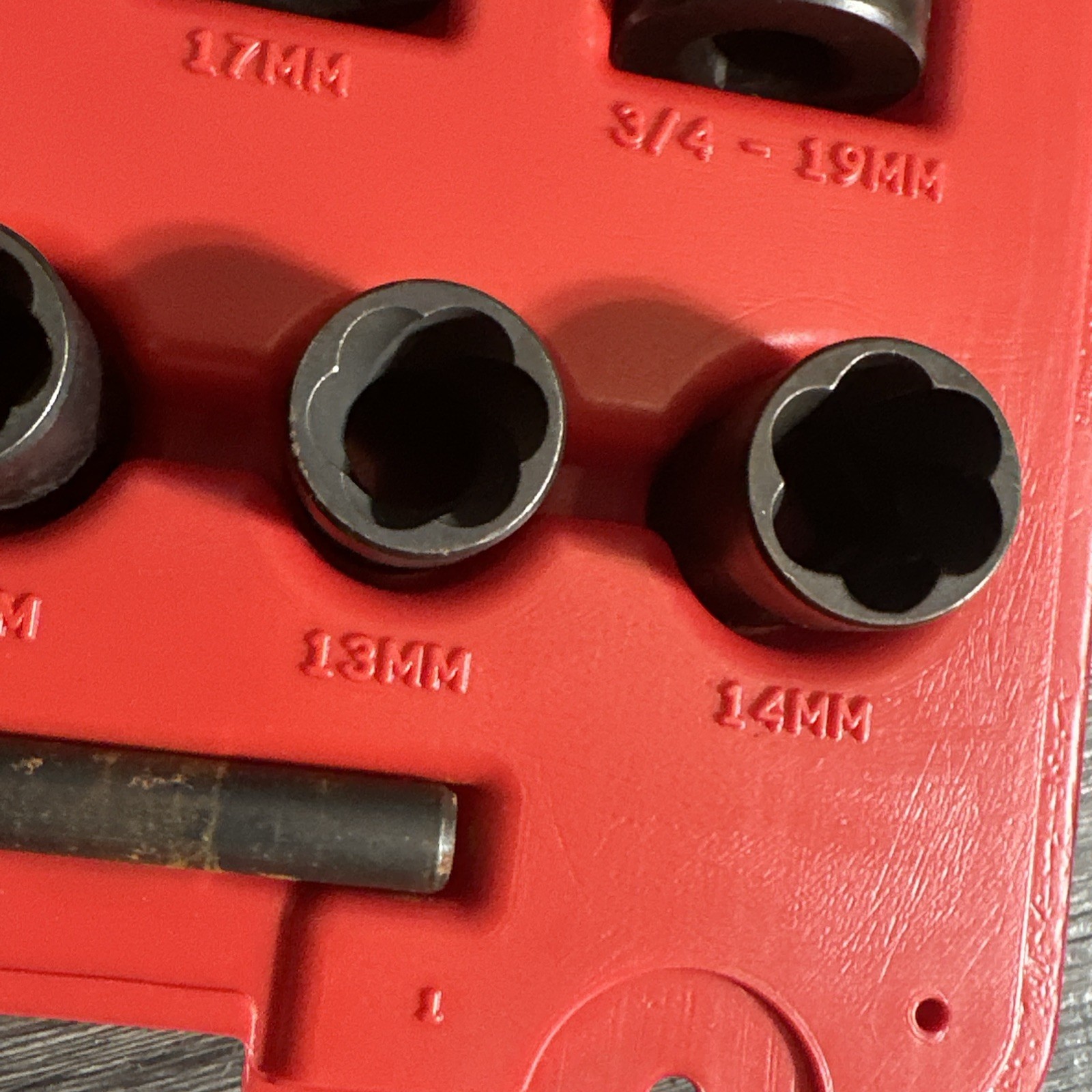 Craftsman USA 10Pc Bolt-Out Damaged Bolt/Nut Remover Extractor Set Complete Nice