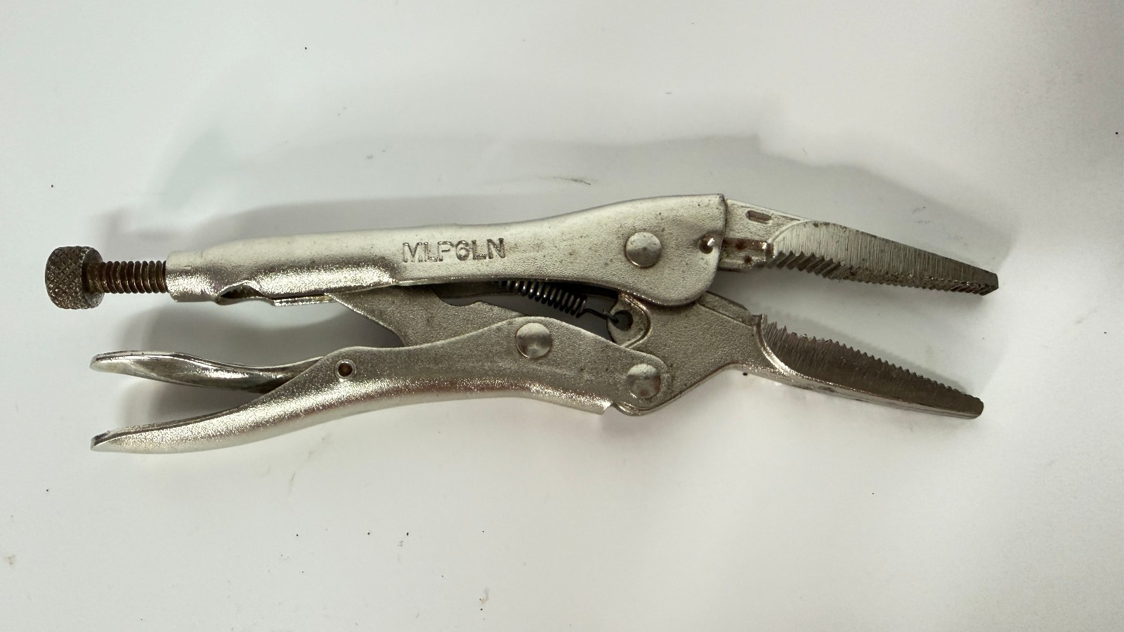 Mac Tools 9” Long Nose Jaw Snap Locking Vise Grip Pliers And Wire Cutter MLP9LN
