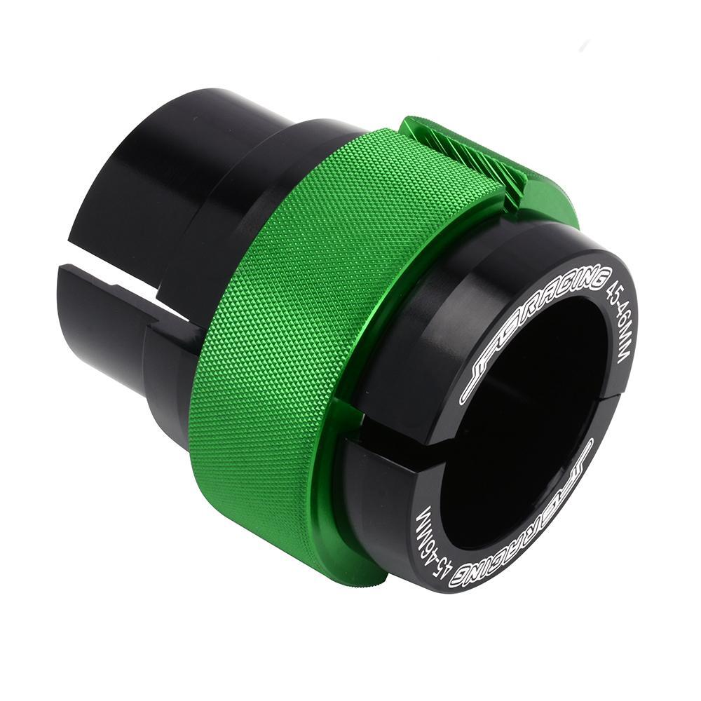 45MM-46MM Fork Oil Seal Driver Tool for Universal Motorcycle Dirt Bike Green
