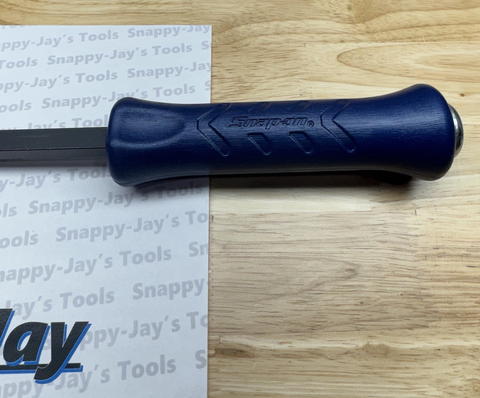 Snap-on Tools USA NEW POWER BLUE 18″ Length Angled Striking Pry Bar SPBS18AMB