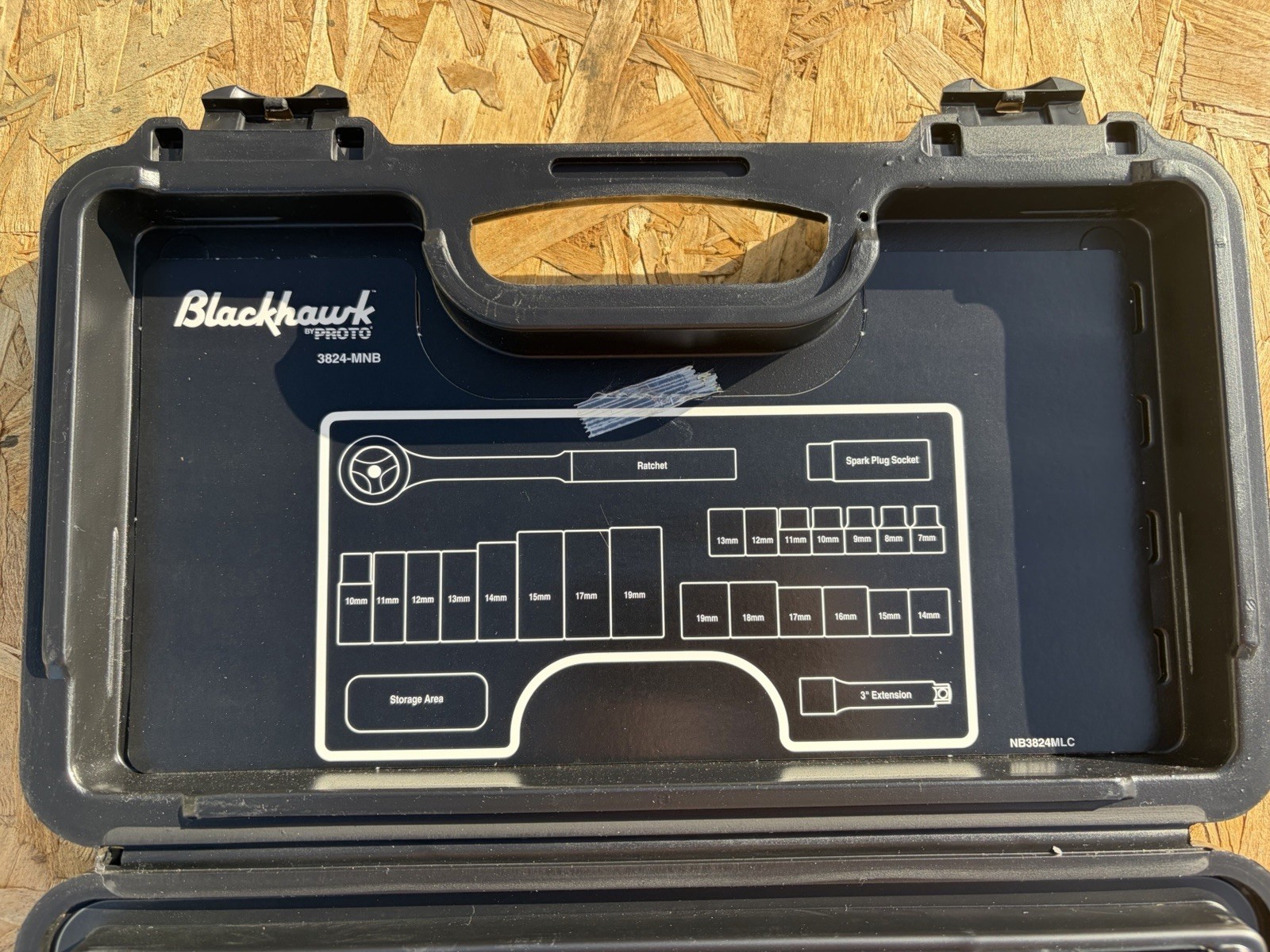 Blackhawk By Proto 3824-MNB 3/8″ Drive 24 Pc Metric Socket Set With Hard Case