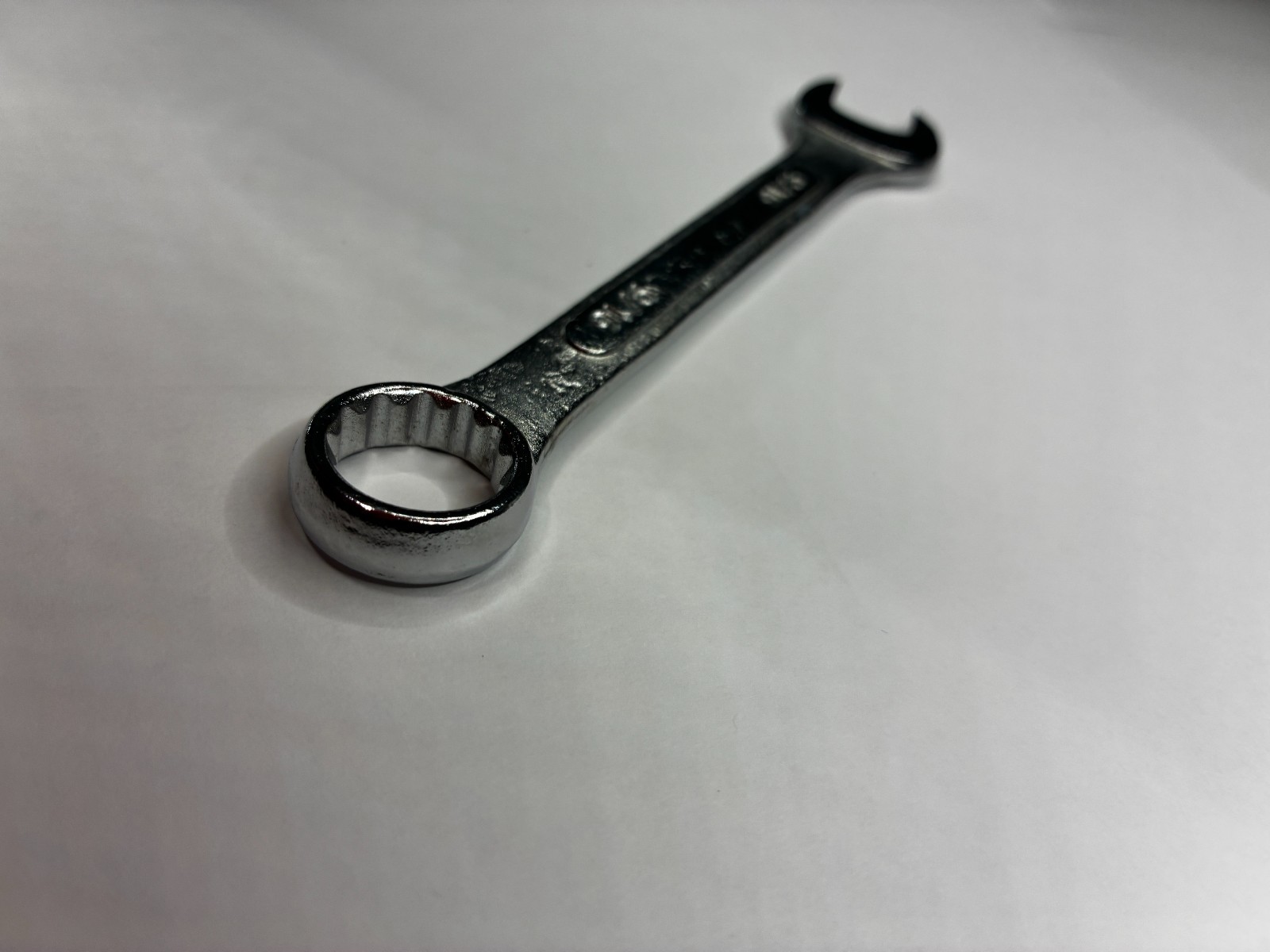 9/16 Inch Combination Wrench Drop Forged Steel 12 Point Box End Used Tool