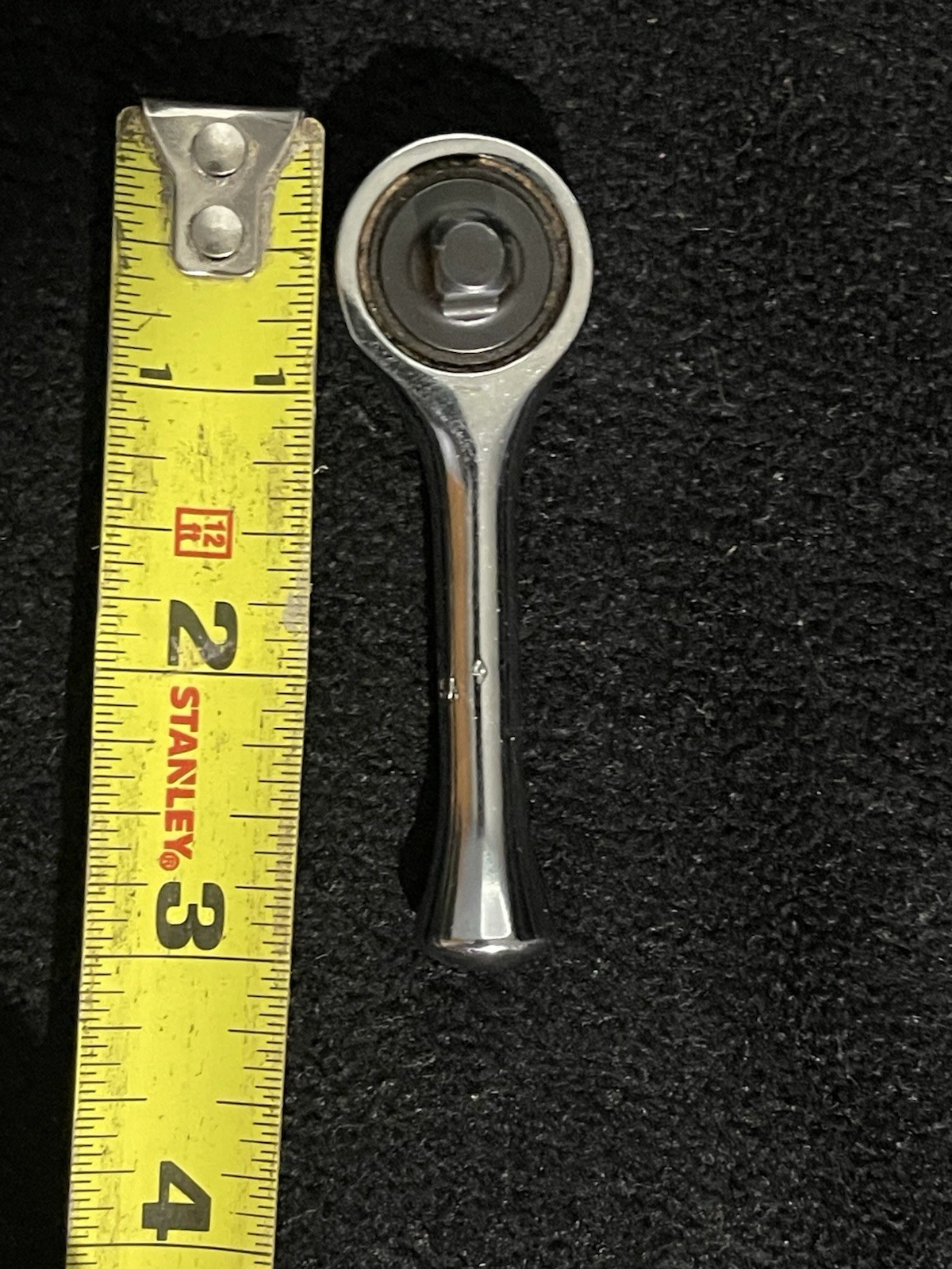 Snap-On TMK739 1/4″ drive stubby ratchet 3″ long