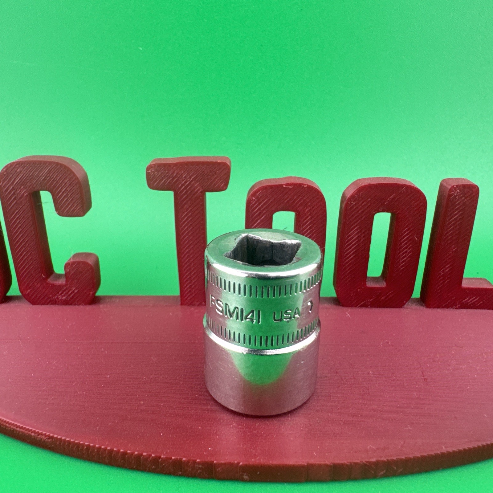 Snap On FSM141 3/8″ Drive 6-Point Metric 14mm Shallow Chrome Socket 1