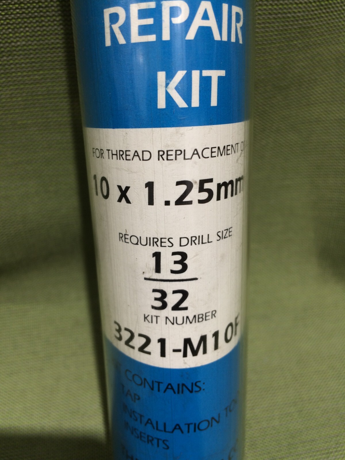 10 x1.25mm Thread Repair Insert Kit Perma Coil 3221-M10F USA