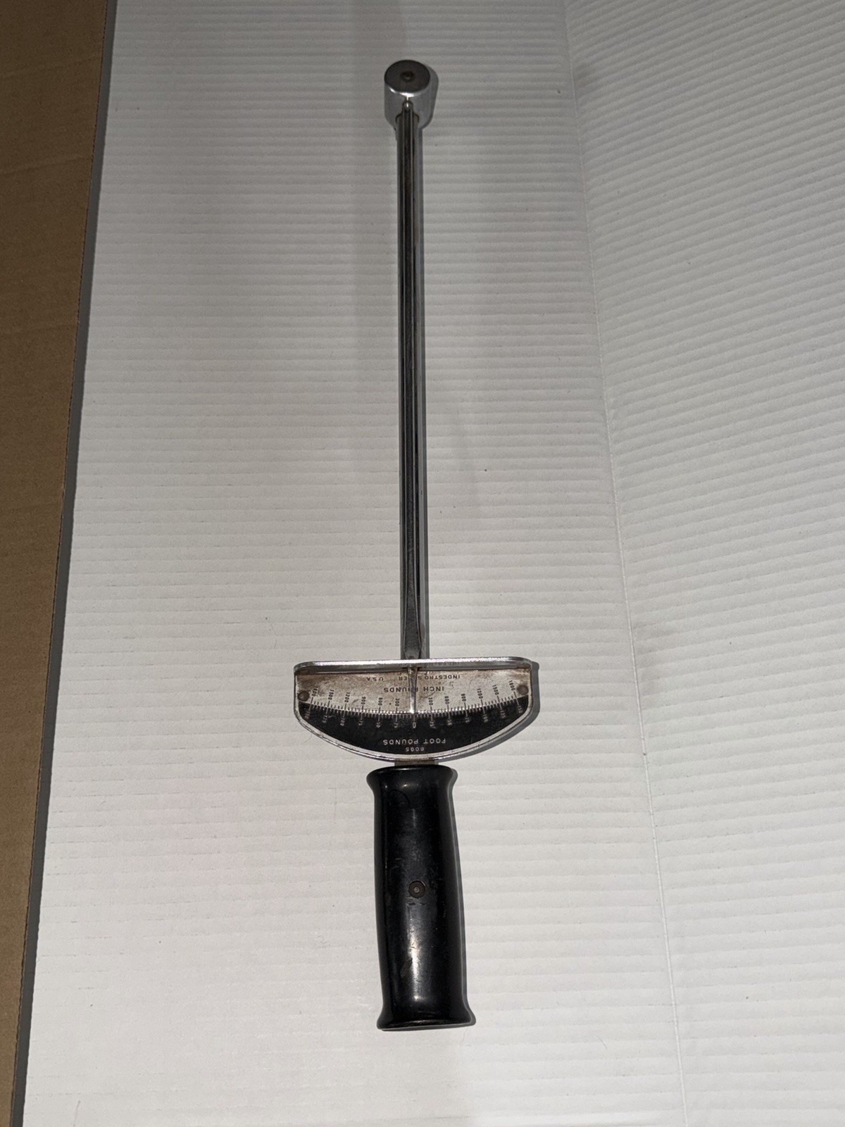 Vintage indestro 8095 Beam Torque Wrench Inch & Foot Pounds