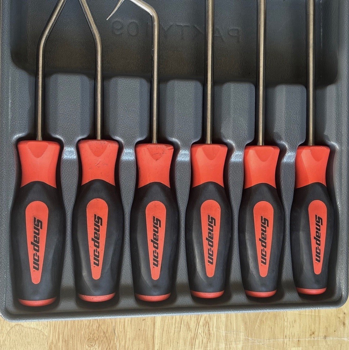 Snap On 6 pc Soft Grip Radiator Hose Pick Set (Orange) Part# SGRHT6BO