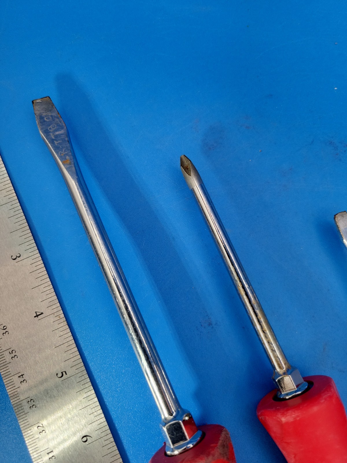Snap-on Tools Screwdriver Set Phillips & Flat Head SHD Series 3 Pieces USA S-9-8