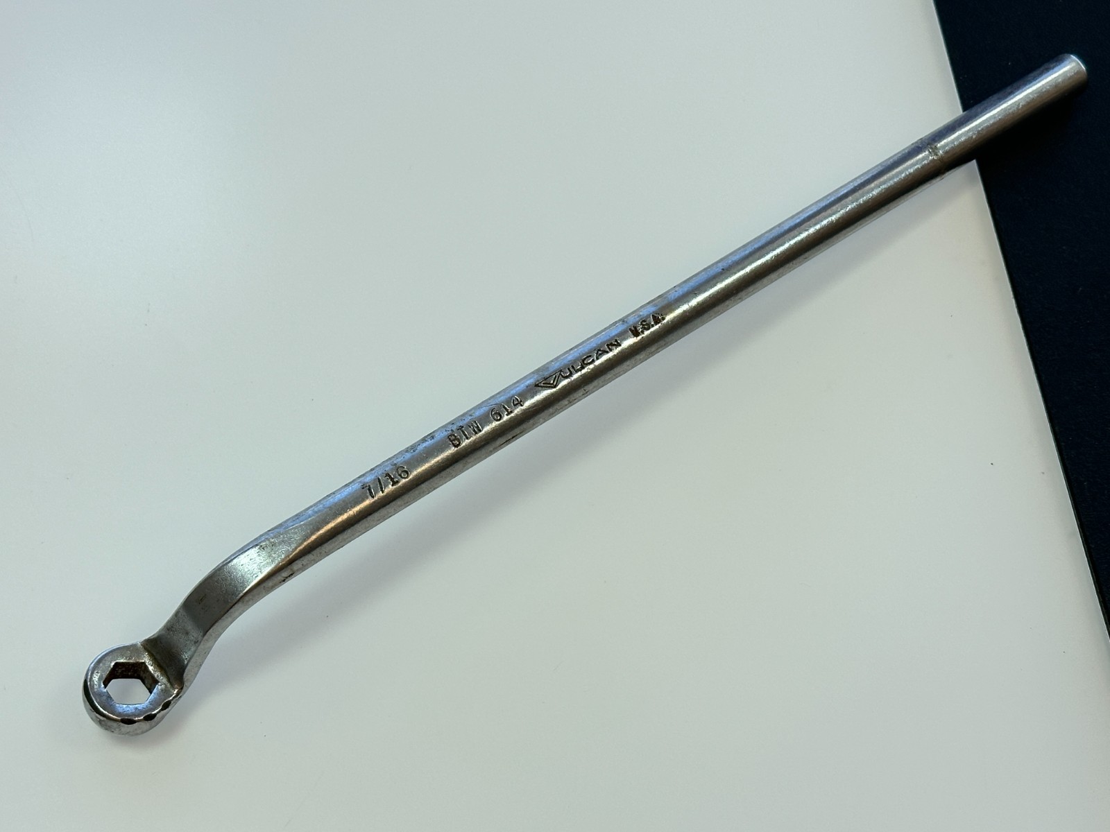 Vulcan Tools USA (Rare) BTW614 Single SAE 7/16” Box End Specialty Wrench 6 Point